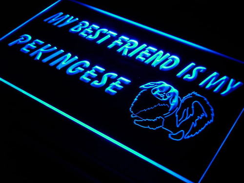 Best Friend Pekingese Dog Pet Neon Light Sign